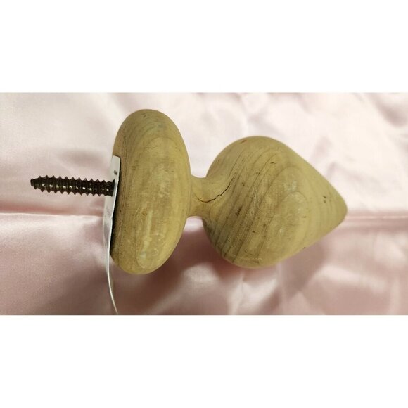 Waddell 6.5 inch tall wood post top finials for railing new unfinished ready to - Picture 5 of 5